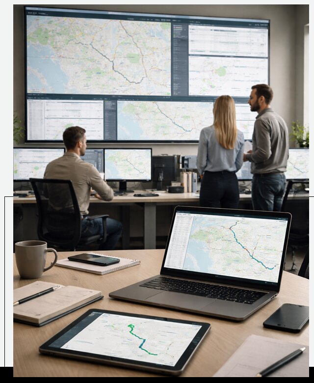 Трекинг грузов и Fleet Management, мониторинг автопарка в Острогожске